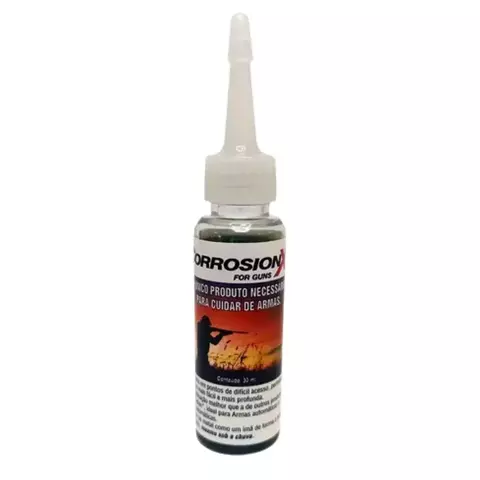 ÓLEO LUBRIFICANTE PARA ARMAS CORROSION X FOR GUN 30ML