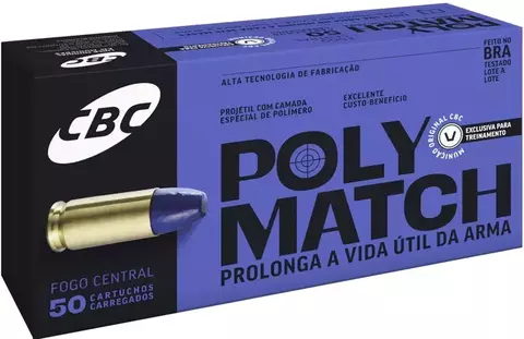 MUN. CAL.380 AUTO LPC 95GR POLYMATCH (6,00 Reais a Unidade)
