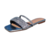 Art 115 Sandalia chatita Plata con MicroStrass