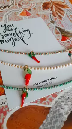 set x 2 hilo ojito protector rojo - Nica Coitinho
