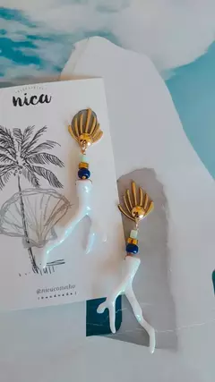 Aros Coral Blanco en internet