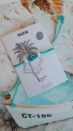 Tobillera Buzios ojo protector