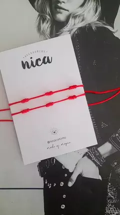 Set x 2 Pulseras 7 nudos