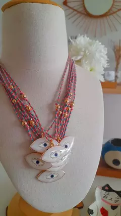 Collar Cordon de Lurex Ojo Turco