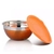 BOWL AC. INOX. PINTADO 18 CM TAPA HERMETICA