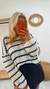 sweater manga globo pompon