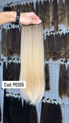 CABELO HUMANO LOIRO CLARO 45CM 80 GRAMAS
