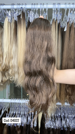 CABELO HUMANO LOIRO NATURAL JEITOSO 51CM 71 Gramas - ETIQUETA DOURADA