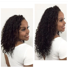 MEGA HAIR COR 1 CACHEADO - CABELO HUMANO DO SUL