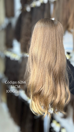 CABELO BRUTO LOIRO NATURAL 44CM e 100Gramas - comprar online
