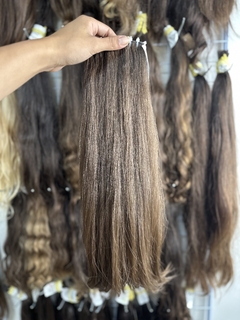 MEGA HAIR DE FITA ADESIVA LOIRO ESCURO 50cm 117gramas