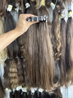 MEGA HAIR DE FITA ADESIVA LOIRO ESCURO 50cm 117gramas - comprar online