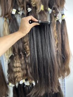 MEGA HAIR FITA ADESIVA CASTANHO 55cm 90gramas - comprar online