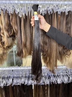 CABELO HUMANO LOIRO ESCURO LEVE MOVIMENTO DE PONTAS 65CM 80 Gramas na internet