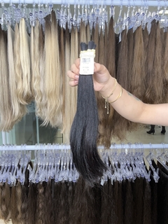 CABELO HUMANO CASTANHO ESCUTO 36CM 78 Gramas na internet