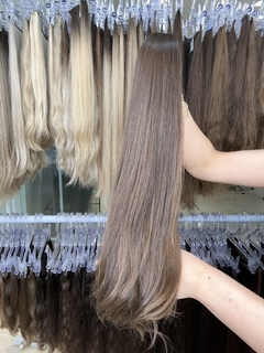 CABELO LOIRO ESCURO NATURAL 57CM 150 Gramas - comprar online