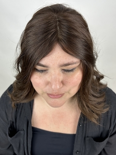 PERUCA CABELO HUMANO EM MICROPELE ( TABELA AZUL )