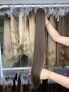 CABELO HUMANO LOIRO ESCURO 75CM 94 Gramas - comprar online
