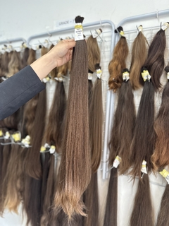 CABELO HUMANO LOIRO ESCURO NATURAL 71 CM 105 GRAMAS -ETIQUETA DOURADA - comprar online