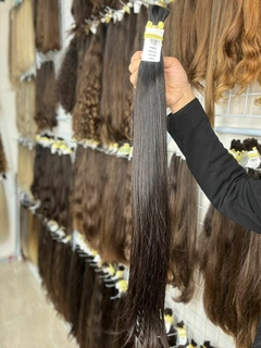 CABELO CASTANHO NATURAS 66CM E 190GRAMAS - comprar online