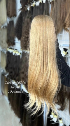 CABELO LOIRO CLARISSIMO NATURAL 47CM E 55GRAMAS
