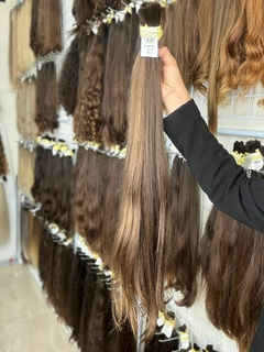 CABELO LOIRO ESCURO NATURAL 70CM 260GRAMAS - comprar online