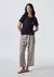 Pijama longo feminino estampado pantacourt - azul 7C8D