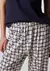 Pijama longo feminino estampado pantacourt - azul 7C8D - comprar online