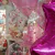 Globo de latex inflado con Helio Transparente con Confetti - LARGA DURACION Fucsia/Plata/Blanco - Concepto Guada