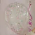Globo de látex inflado con Helio Transparente con Confetti - LARGA DURACIÓN Rosa Pastel/Verde
