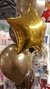 Imagen de Bouquet Promo B Globos de Látex + 1 Metalizado NEGRO Y DORADO