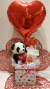Combo Fermin Rojo - Caja 10 con Peluche, Taza y Globo con Helio