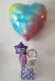 Caja 10 "Linea Acuarela" con dulces y Globos