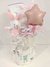 Regalo Bebe Rosa Ajuar en Organizador de Tela Estrellita
