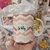 Taza Linea Rose Gold Chevron "Vive, Rie, Ama" - comprar online