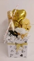 Caja 10 corazoncitos negro con Champagne y Choco - comprar online
