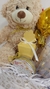 Caja 20 Bambú Oro con Oso de Peluche - Concepto Guada