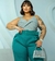 CALÇA ALFAIATARIA VERDE PLUS SIZE na internet