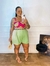SHORT PLISSADO VERDE PLUS SIZE - comprar online