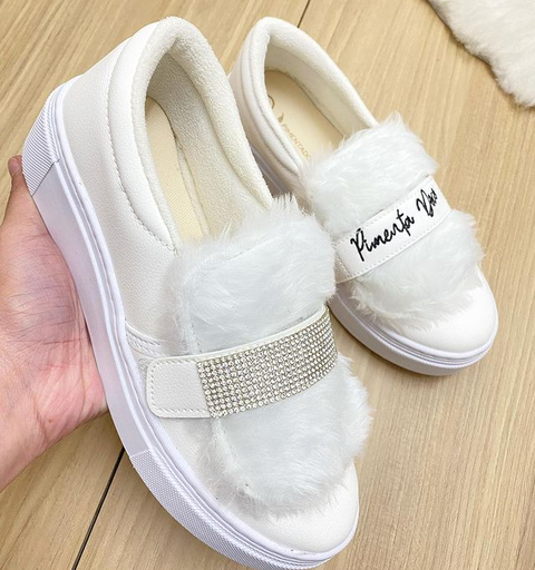 Tênis Pelinho Pimenta Doce