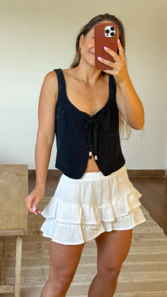 Top Cordón negro - comprar online