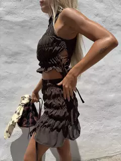 Pollera Juana Chocolate en internet