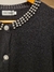 CARDIGAN CON CUELLO CON STRASS - tienda online