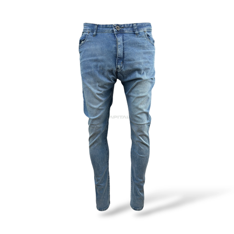 GRANT MID-BLUE SLIM FIT JEANS