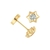 Aro abridor de oro 18k con tic - Estrella con cubic CH - Zafiro joyería y relojería 