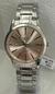Reloj Knock Out con malla de metal plateado - comprar online