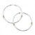 Aros argolla de plata 925 y duble