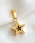 Dije de acero Estrella Calada dorada - comprar online