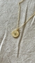 Cadena con dije ojo- Plata gold - comprar online