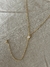 Cadena con 2 cubics - Plata gold - comprar online